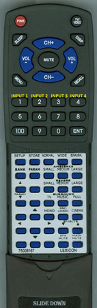 LEXICON 750-08167 replacement Redi Remote