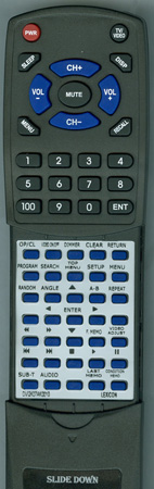 LEXICON DV1-ZK07AK0010 replacement Redi Remote
