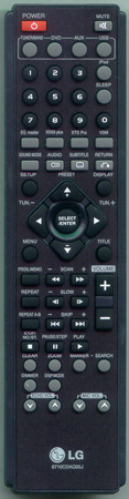 LG 6710CDAQ05J Genuine OEM original Remote