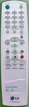 LG 6710V00088N 6710V00088N Genuine OEM original Remote