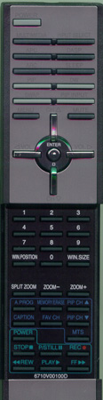 LG 6710V00100D 6710V00100D Genuine OEM original Remote