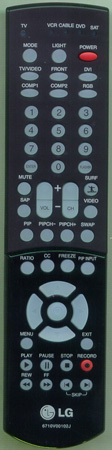 LG 6710V00102J 6710V00102J Genuine OEM original Remote
