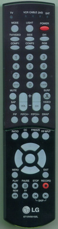 LG 6710V00102L 6710V00102L Genuine OEM original Remote