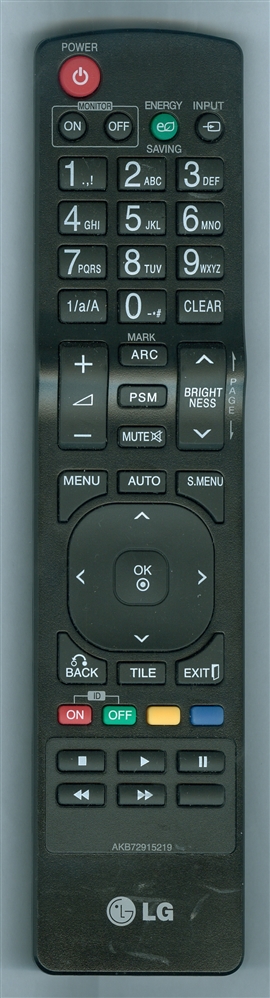 LG AKB72915219 AKB72915219 Refurbished Genuine OEM Original Remote