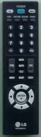 LG MKJ36998101 MKJ36998101 Genuine  OEM original Remote