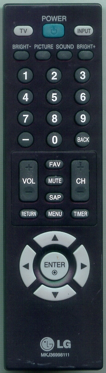 LG MKJ36998111 Refurbished Genuine OEM Original Remote