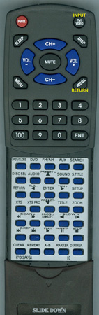 LG 6710CDAK13A replacement Redi Remote