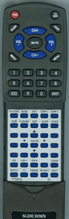 LG 6710V00102L 6710V00102L replacement Redi Remote
