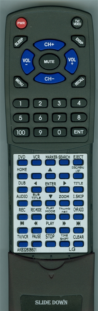 LG AKB32606601 AKB32606601 replacement Redi Remote
