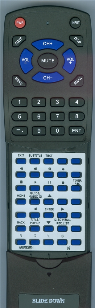 LG AKB73635501 AKB73635501 replacement Redi Remote