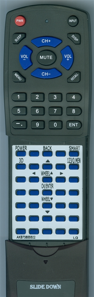 LG AKB73855502 AKB73855502 replacement Redi Remote