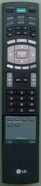 LG 6710900011Z Refurbished Genuine OEM Original Remote