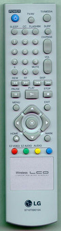 LG 6710T00015A Genuine OEM original Remote