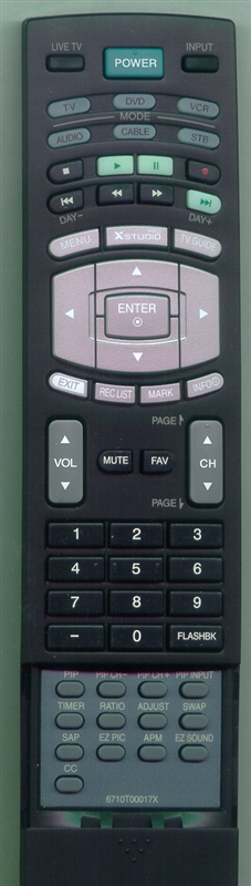 LG 6710T00017X Genuine  OEM original Remote