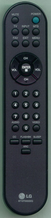 LG 6710T00022Q Genuine OEM original Remote