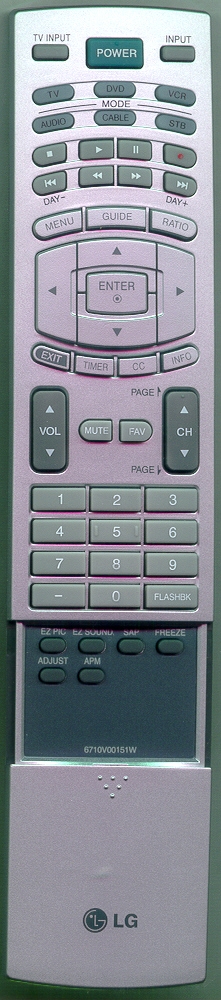LG 6710V00151W Refurbished Genuine OEM Original Remote