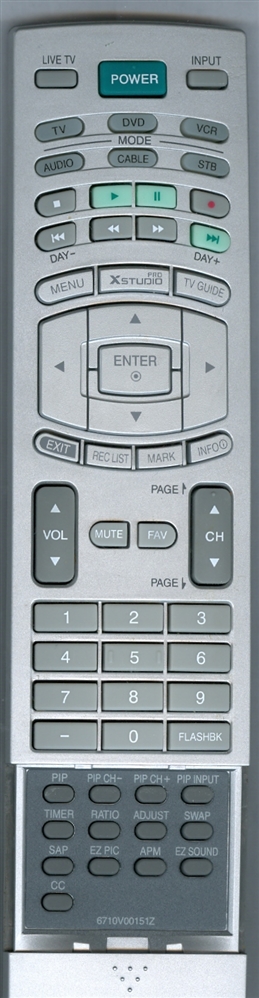 LG 6710V00151Z 6710V00151Z Refurbished Genuine OEM Original Remote