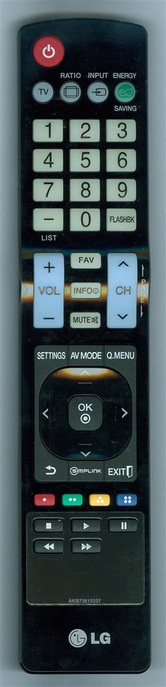 LG AGF76578720 AKB73615337 Genuine OEM Original Remote