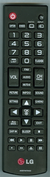 LG AGF76631028 AKB74475433 Genuine OEM original Remote