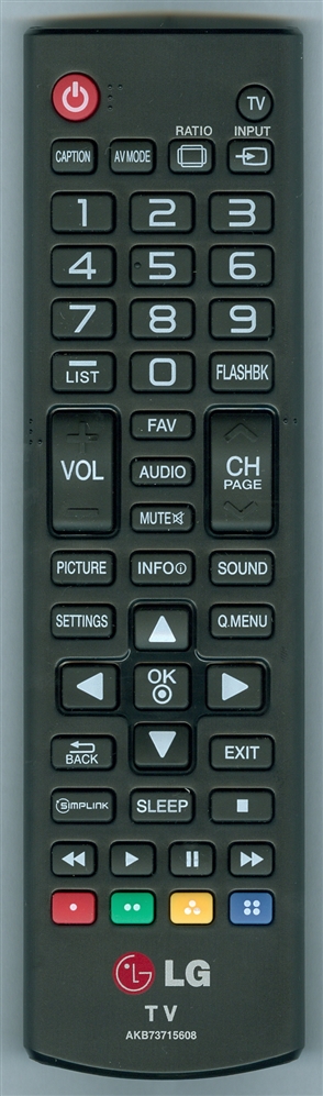 LG AKB73715608 AKB73715608 Refurbished Genuine OEM Original Remote