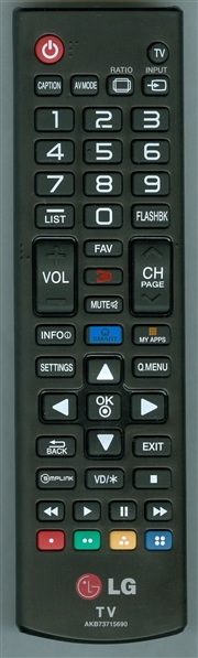LG AGF77103904 AKB73715690 Genuine OEM original Remote