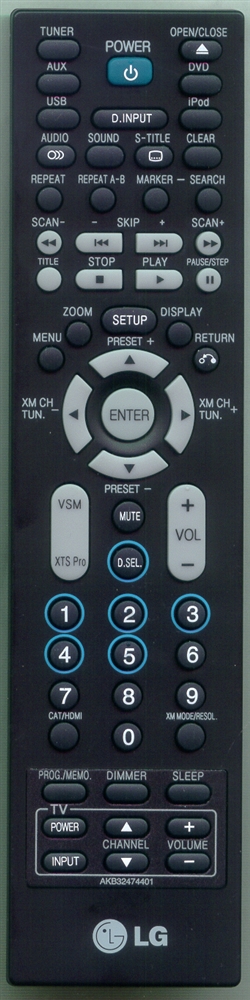 LG AKB32474401 Refurbished Genuine OEM Original Remote