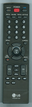 LG AKB33871428 Genuine OEM original Remote