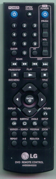 LG AKB35840202 Genuine OEM original Remote