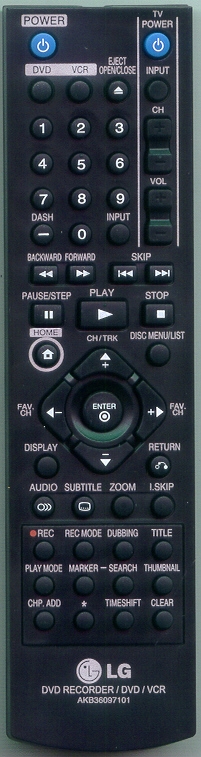 LG AKB36097101 Refurbished Genuine OEM Original Remote