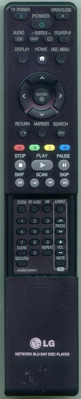 LG AKB68183601 Genuine OEM original Remote