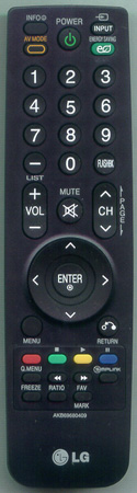 LG AKB69680409 Genuine OEM original Remote
