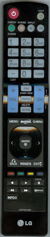 LG AKB72914002 Refurbished Genuine OEM Original Remote