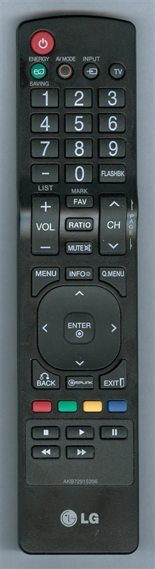 LG AKB72915206 Genuine OEM original Remote