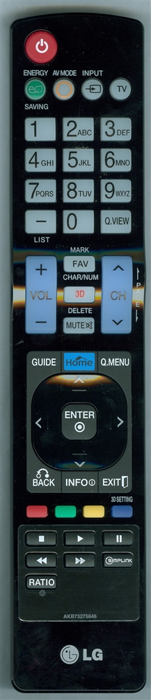 LG AKB73275646 Genuine OEM original Remote