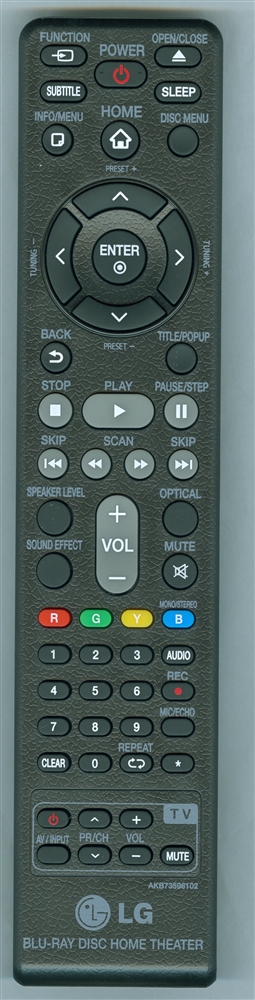LG AKB73596102 Genuine OEM original Remote