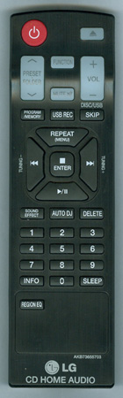 LG AKB73655703 Genuine OEM original Remote