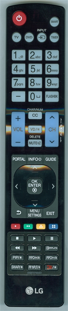 LG AKB73755451 Genuine OEM original Remote