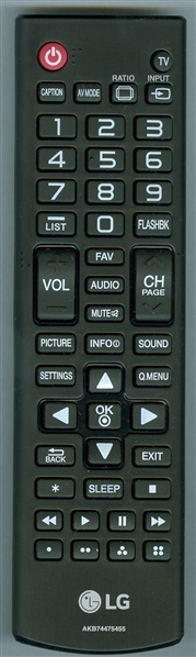 LG AKB74475455 Genuine  OEM original Remote