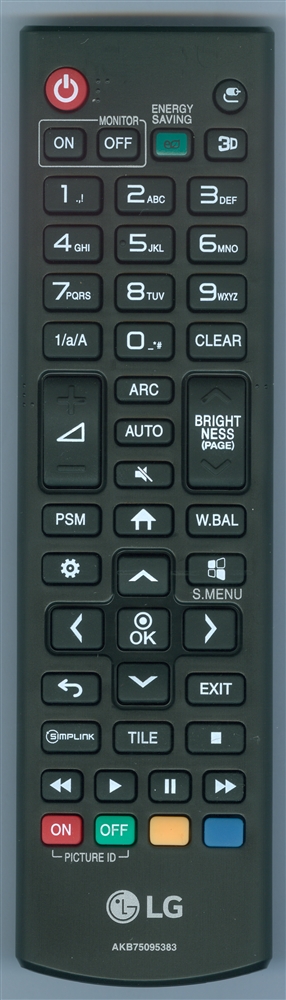 LG AKB75095383 Genuine OEM original Remote