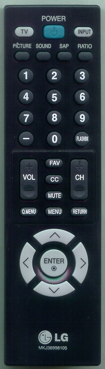 LG MKJ36998105 Genuine  OEM original Remote