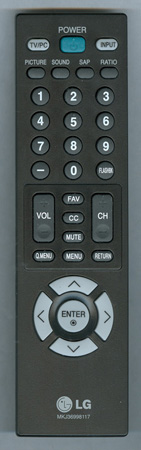 LG MKJ36998117 Genuine OEM original Remote