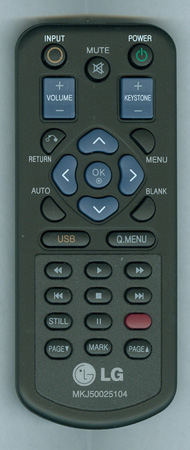 LG MKJ50025104 Genuine OEM original Remote