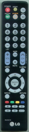 LG MKJ61841701 Genuine OEM original Remote
