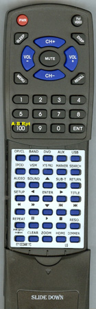 LG 6710CDAK17C replacement Redi Remote