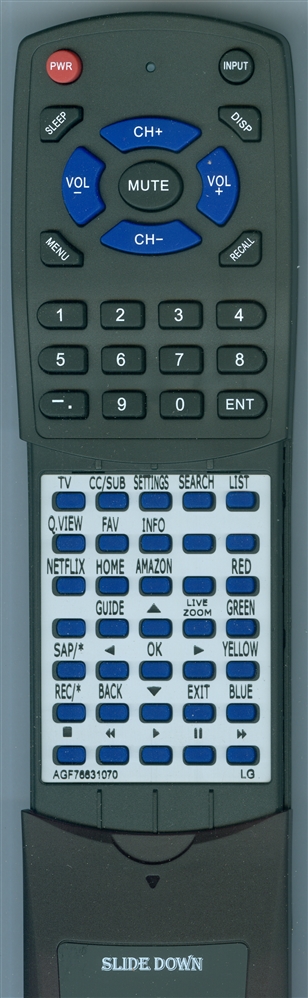 LG AGF76631070 AKB75375604 replacement Redi Remote