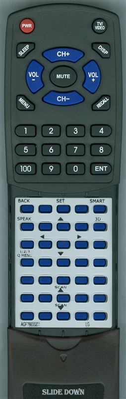 LG AGF76633201 ANMR400G replacement  Redi Remote