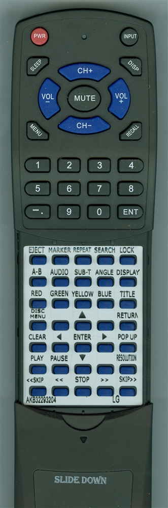 LG AKB32293204 replacement Redi Remote
