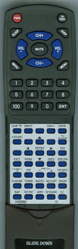 LG AKB32559901 replacement Redi Remote