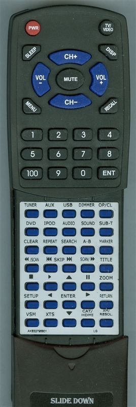 LG AKB32795801 replacement Redi Remote