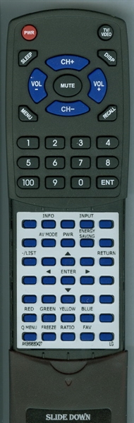 LG AKB69680427 replacement Redi Remote